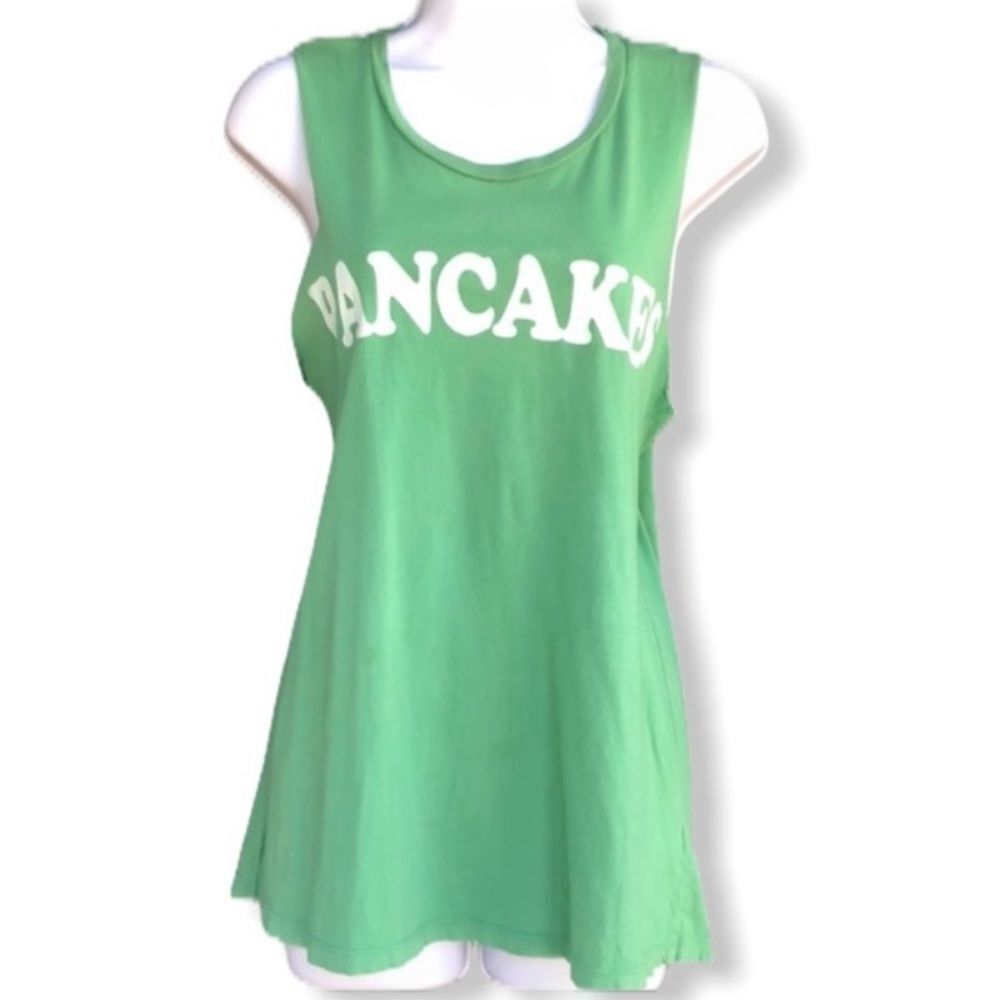 Local Celebrity "Pancakes" Green Tank Top